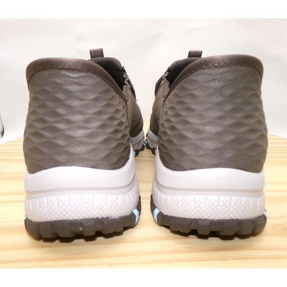 Skechers Slip Ins Sunapee Trail Hiking Shoes 180016 Womens Dark Taupe Size 9.5 - Picture 3 of 9